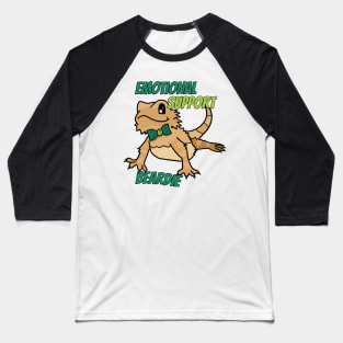 Emotional Support Beardie (Bearded Dragon) Baseball T-Shirt